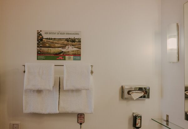 Bathroom with upcyclingelemts