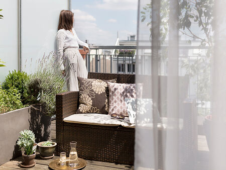 Junior Suite Terrasse mit Blick über Wien