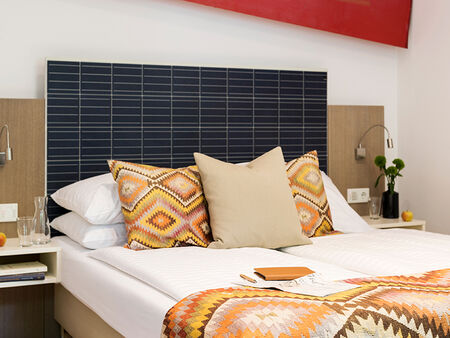 Familienzimmer im Erdgeschoß mit separatem Schlafzimmer