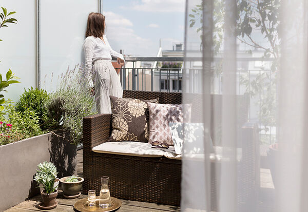 Junior Suite Terrasse mit Blick über Wien