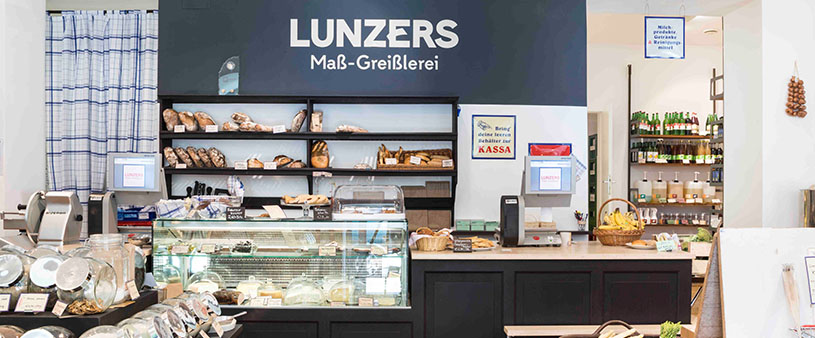 Interior of Lunzers Maß Greißlerei in the center of Vienna