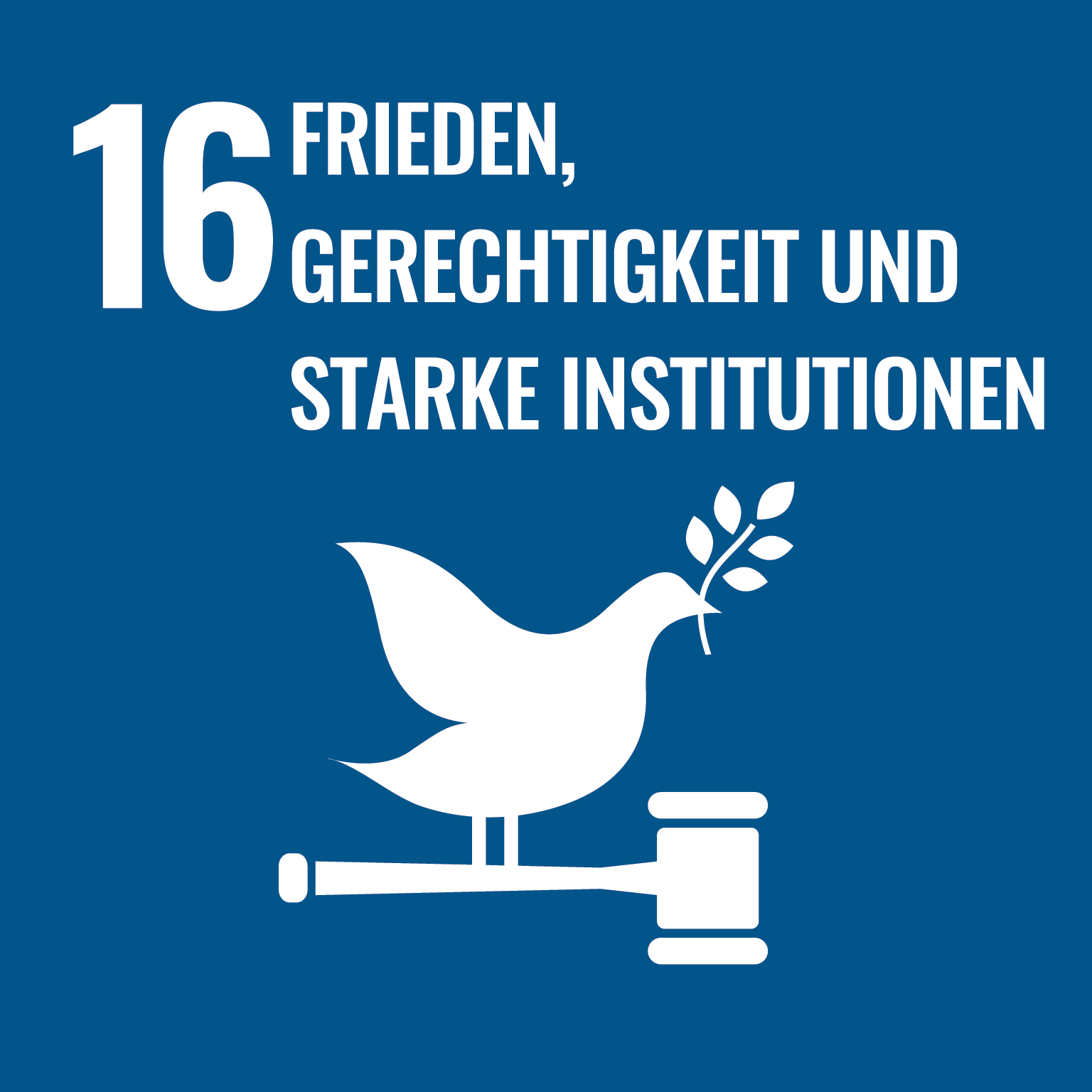 Nachhaltigkeitsziele der Vereinten Nationen SDG 16