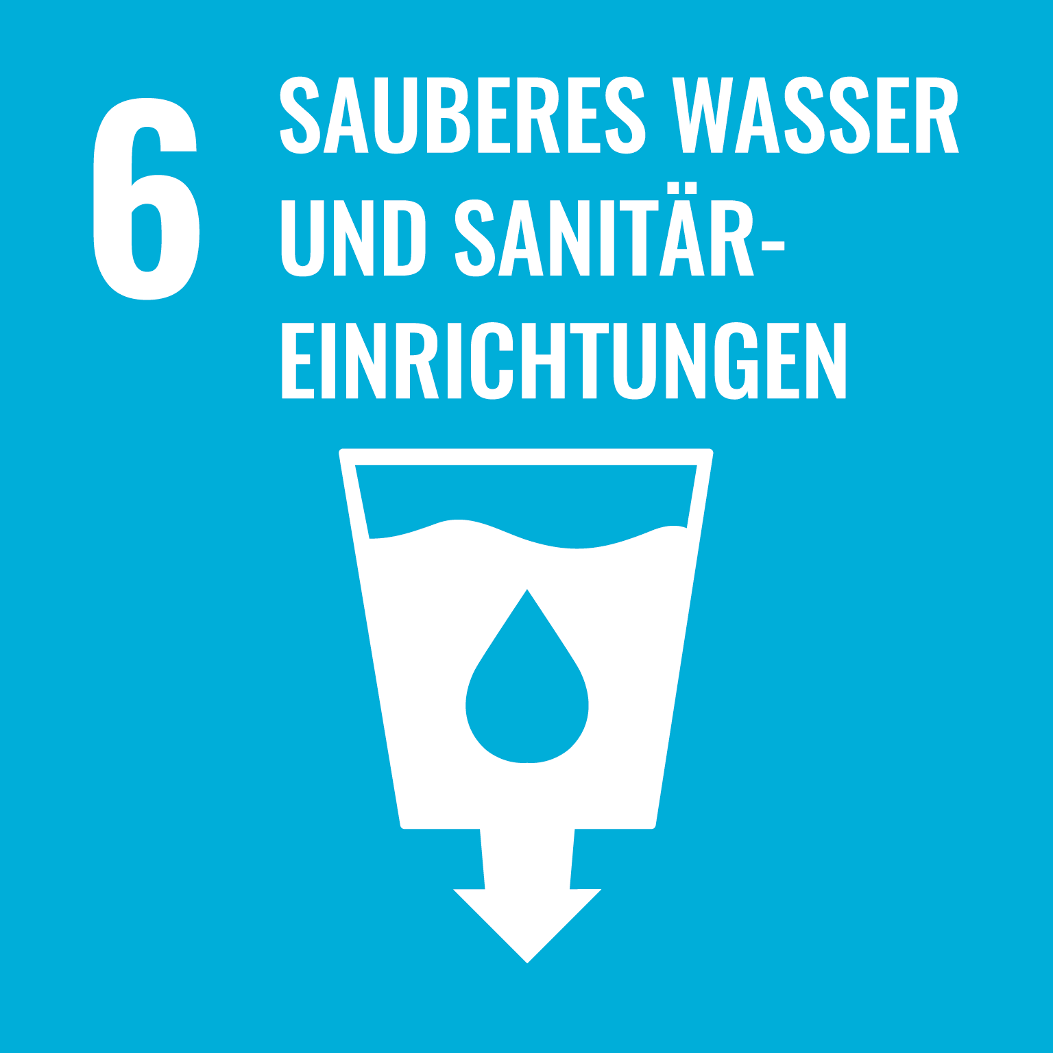 Nachhaltigkeitsziele der Vereinten Nationen SDG 6