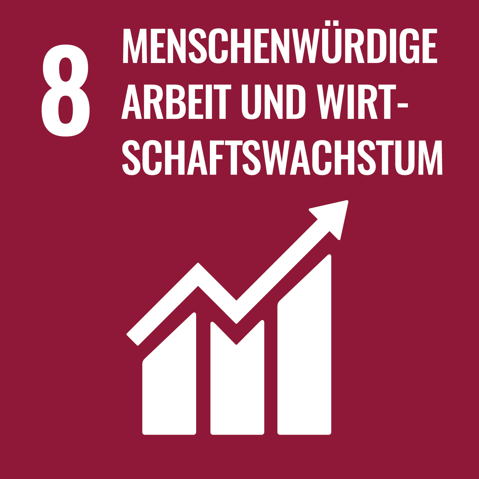Nachhaltigkeitsziele der Vereinten Nationen SDG 8