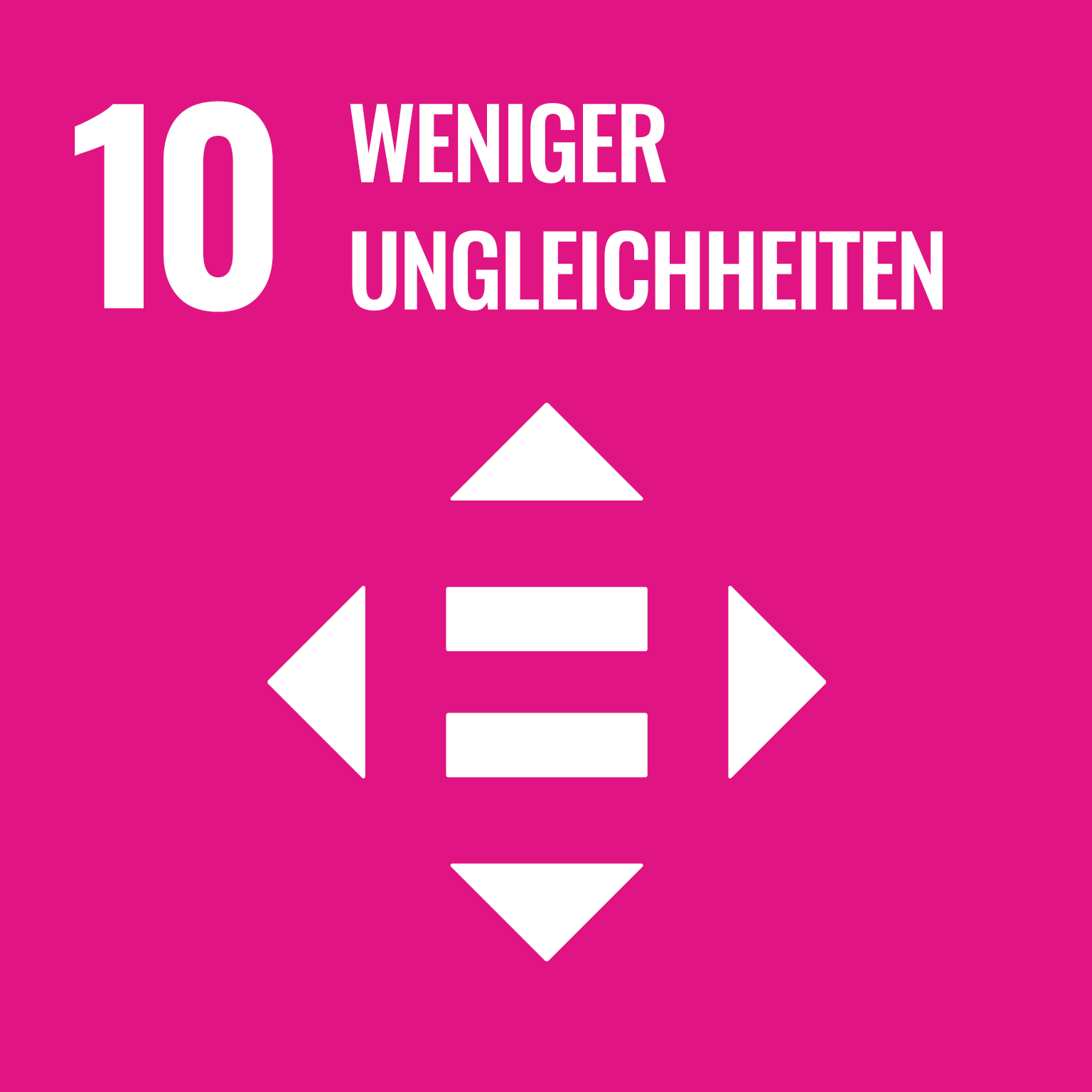 Nachhaltigkeitsziele der Vereinten Nationen SDG 10